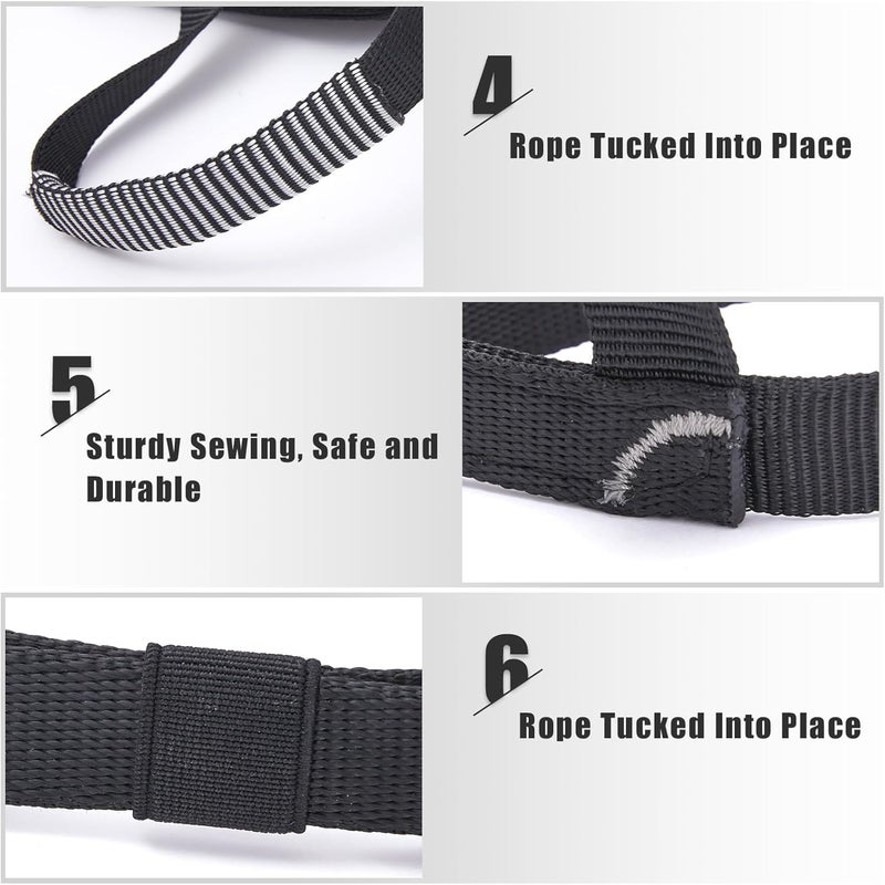 SOB Quick Step Foot Ascender,Outdoor Rock Climbing Tree Arborist, Mountaineering Equipment Climbing Rappelling Device for 8-13mm Rope - Image 5